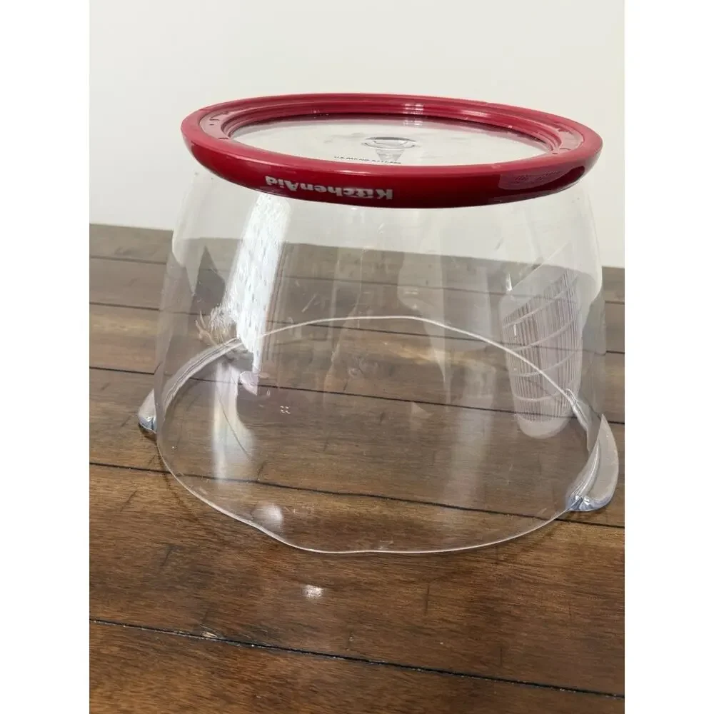 KitchenAid Salad Spinner Red Large Vegetables Lettuce Washer Dryer Colander Pump